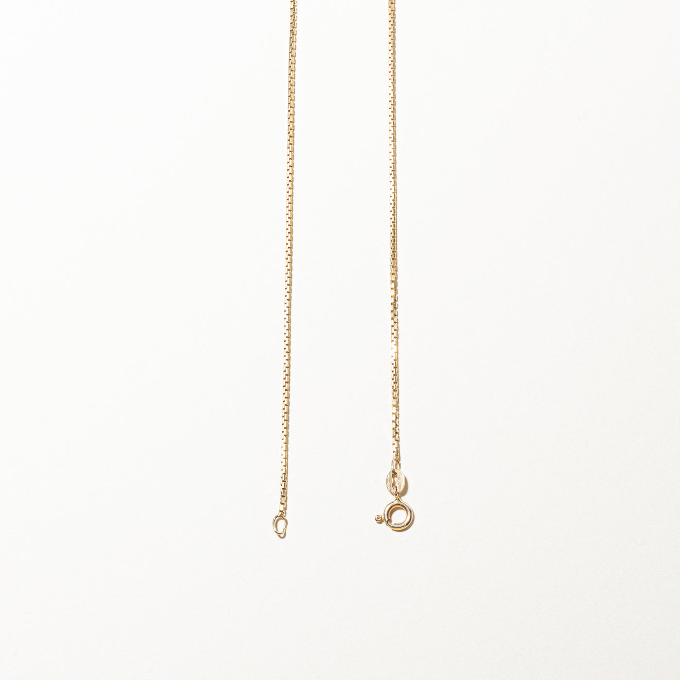 Diamond Box Chain | 0.06ctw | 15"|