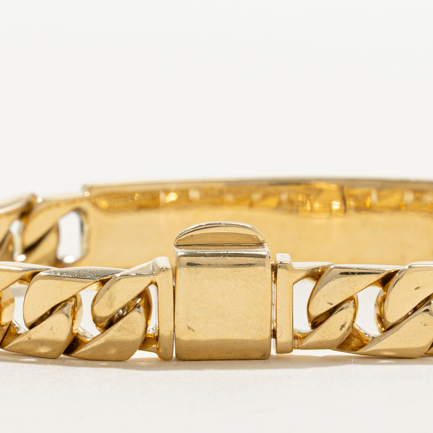 'Tiffany & Co' Cuban Link Chain Bracelet | 7.5" |