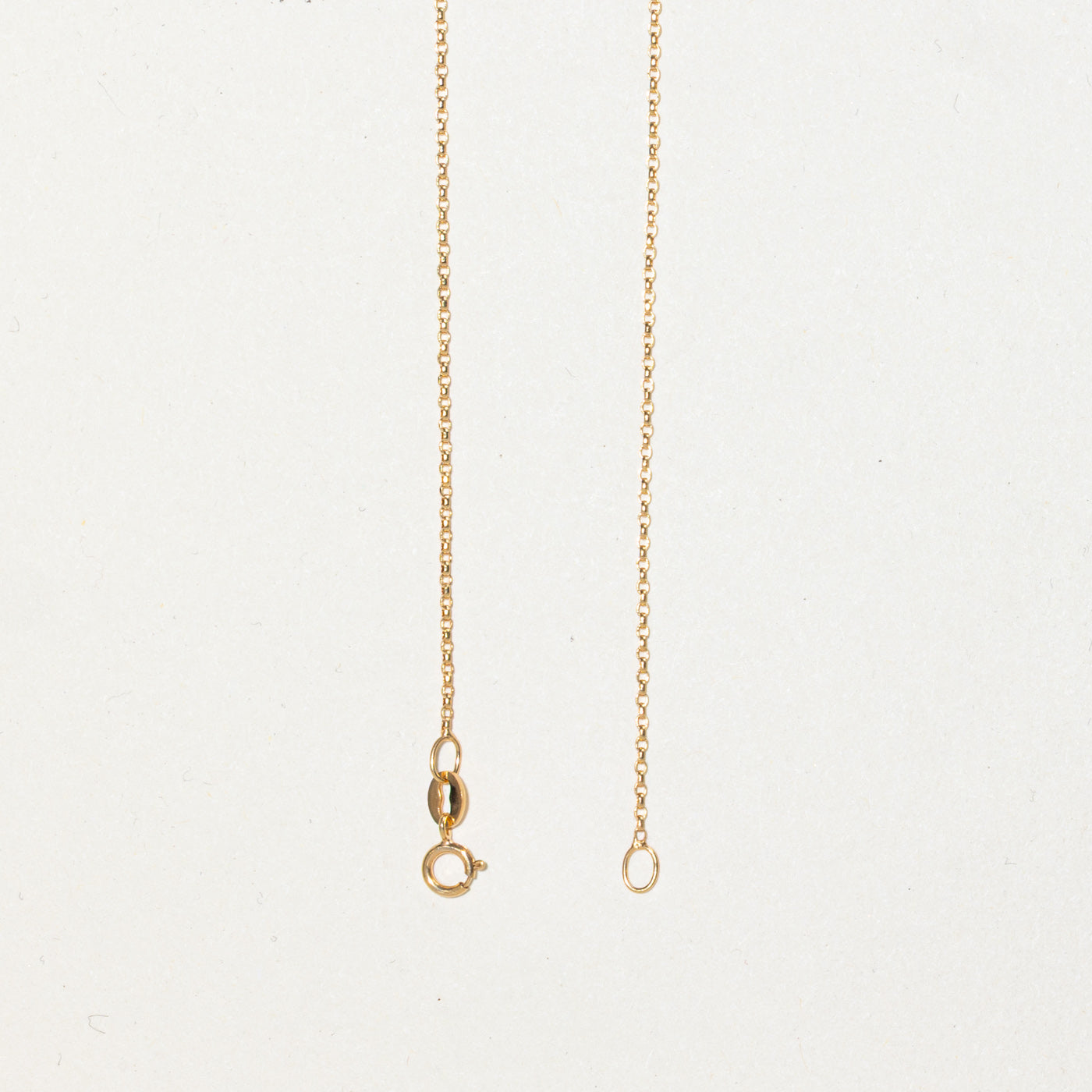 Chaîne Rolo en or jaune 10 carats | 16" |