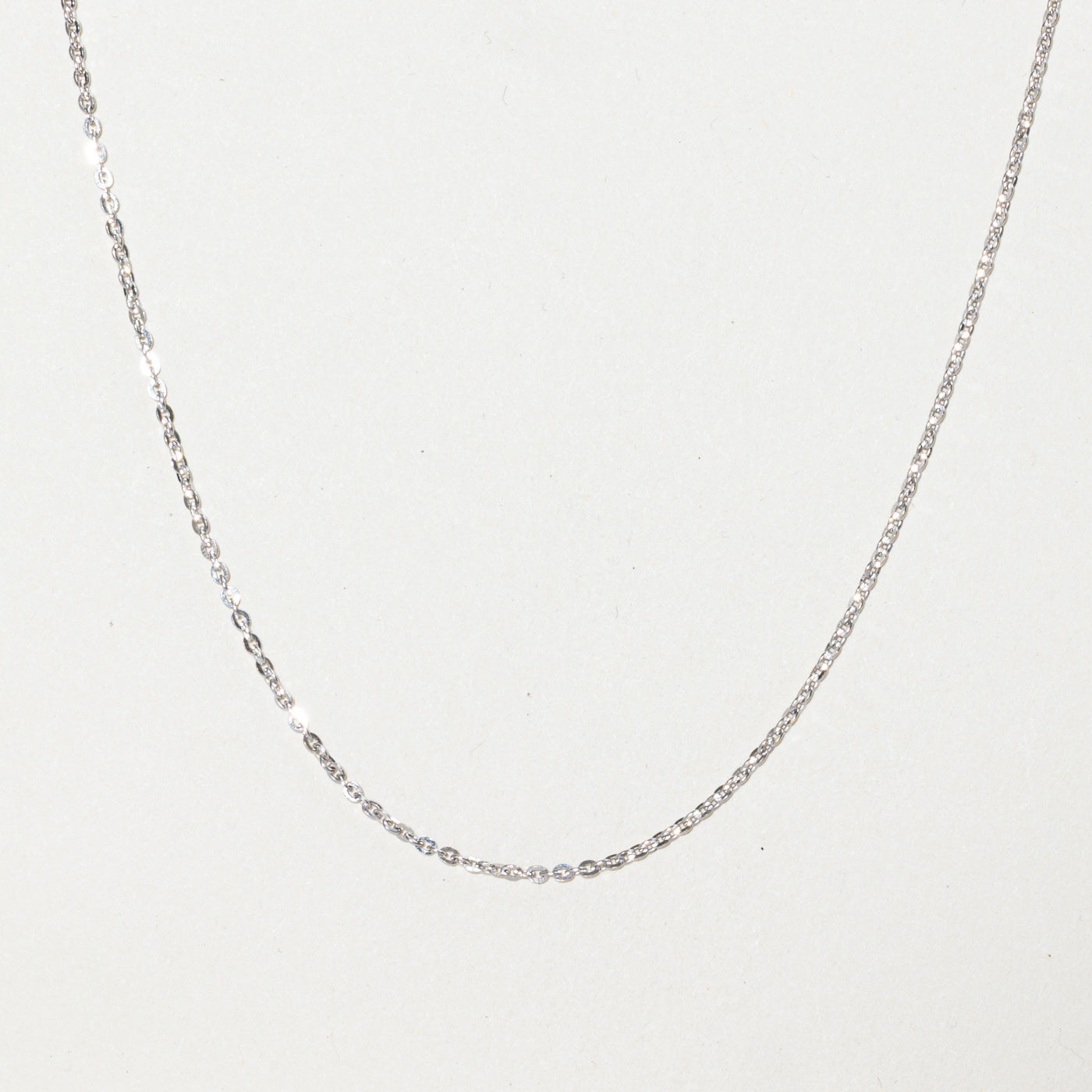 18K White Gold Snake Chain | 20"