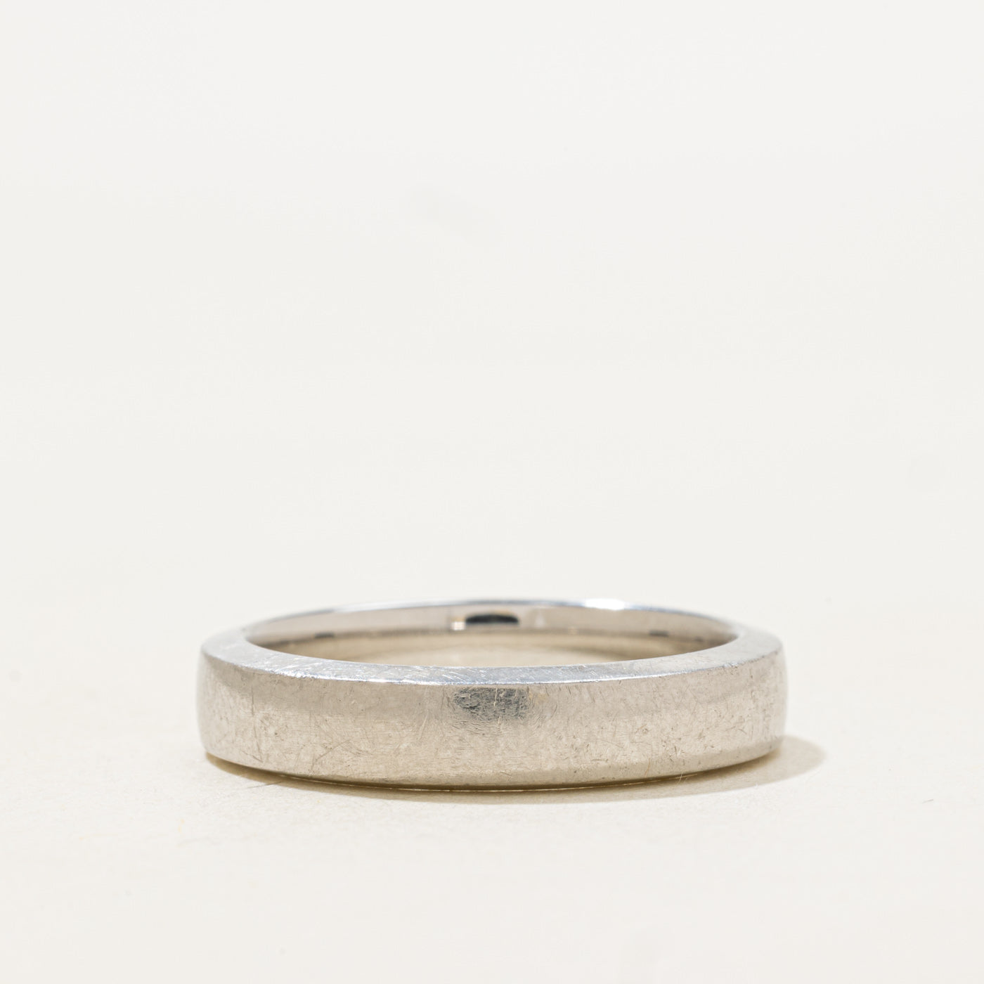 'Tiffany & Co' The Charles Tiffany Setting Satin Finish Ring | 5.00mm | SZ 10.5 |