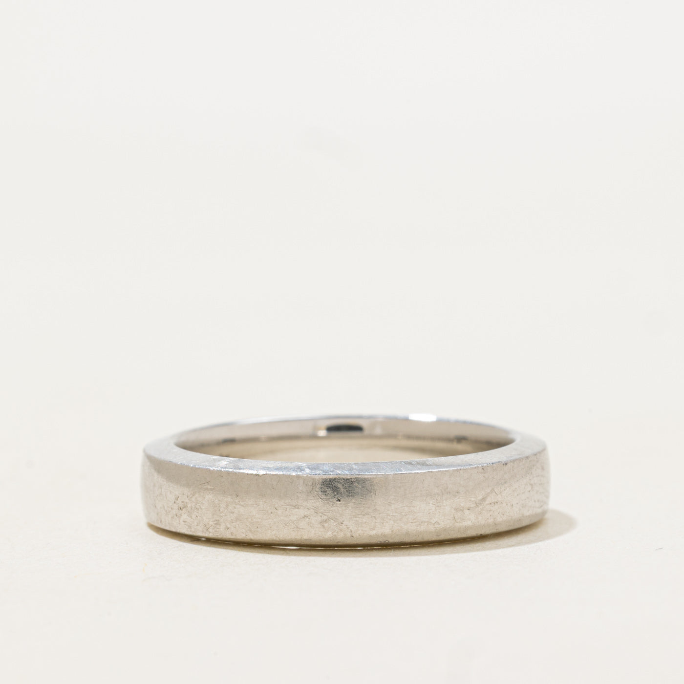 'Tiffany & Co' The Charles Tiffany Setting Satin Finish Ring | 5.00mm | SZ 10.5 |