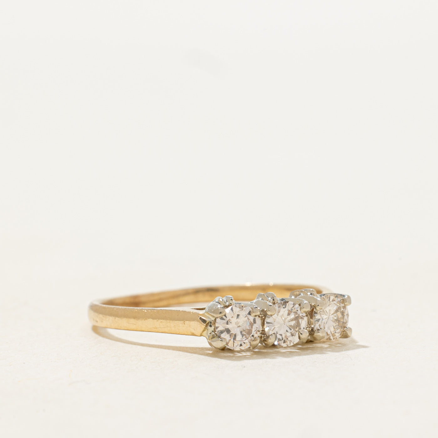 Three Stone Diamond Ring | 0.52ctw | SZ 8.5 |