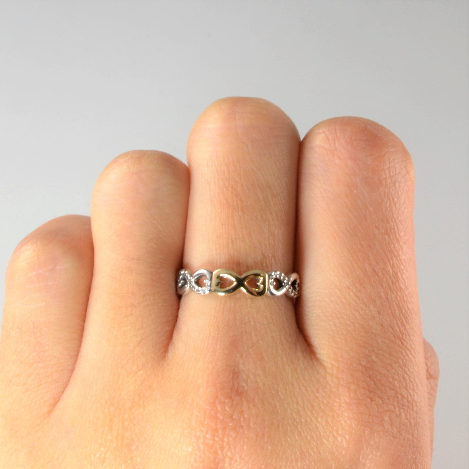 'Pandora' Two Tone Infinity Band | SZ 6.75 | - 100 Ways