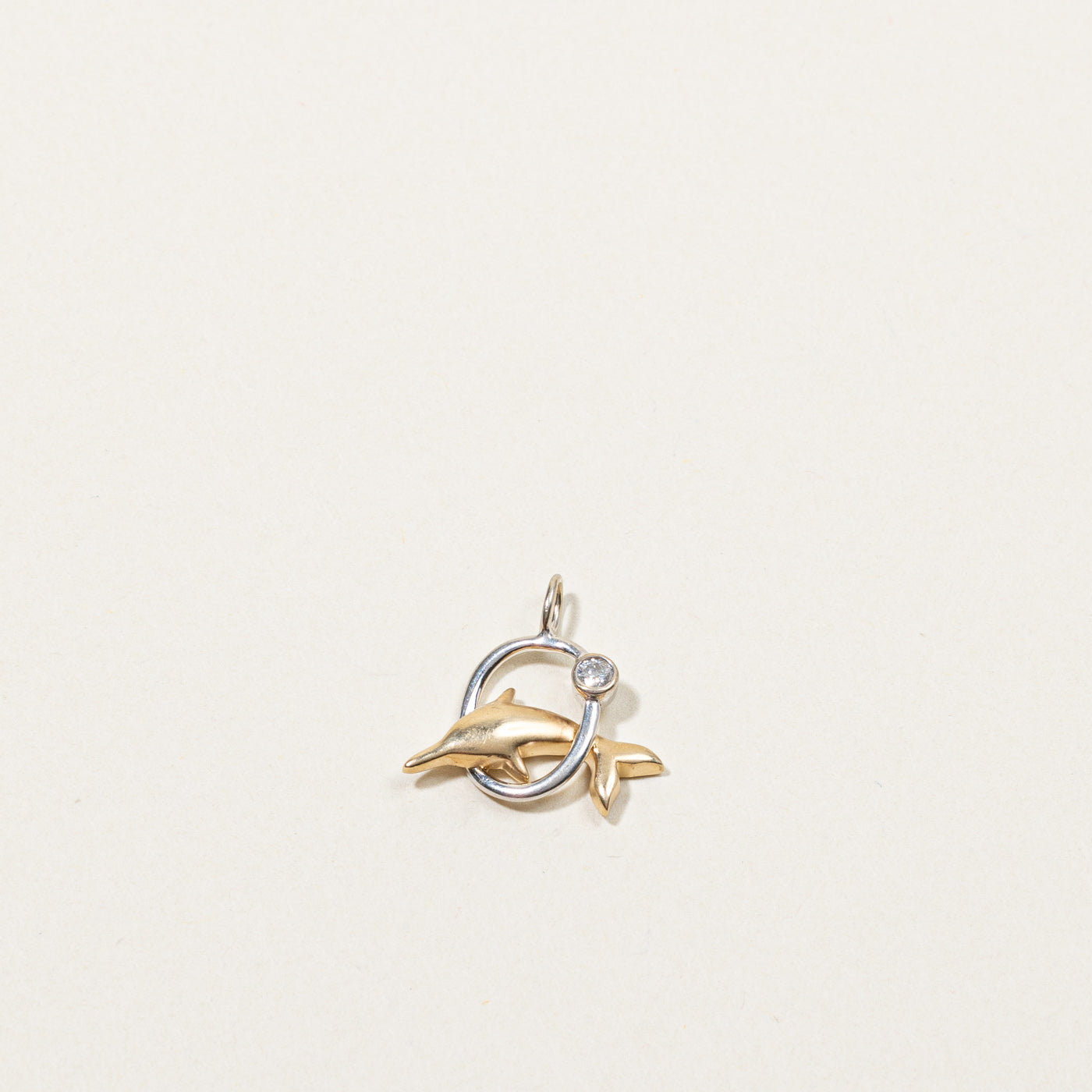 Dolphin Diamond Pendant | 0.03ct |