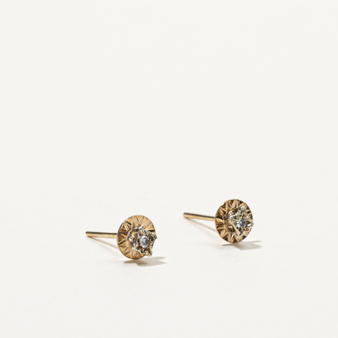 Diamond Stud Earrings | 0.02ctw |