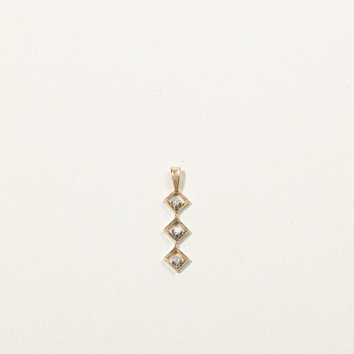 Three Stone Diamond Pendant | 0.05ctw |