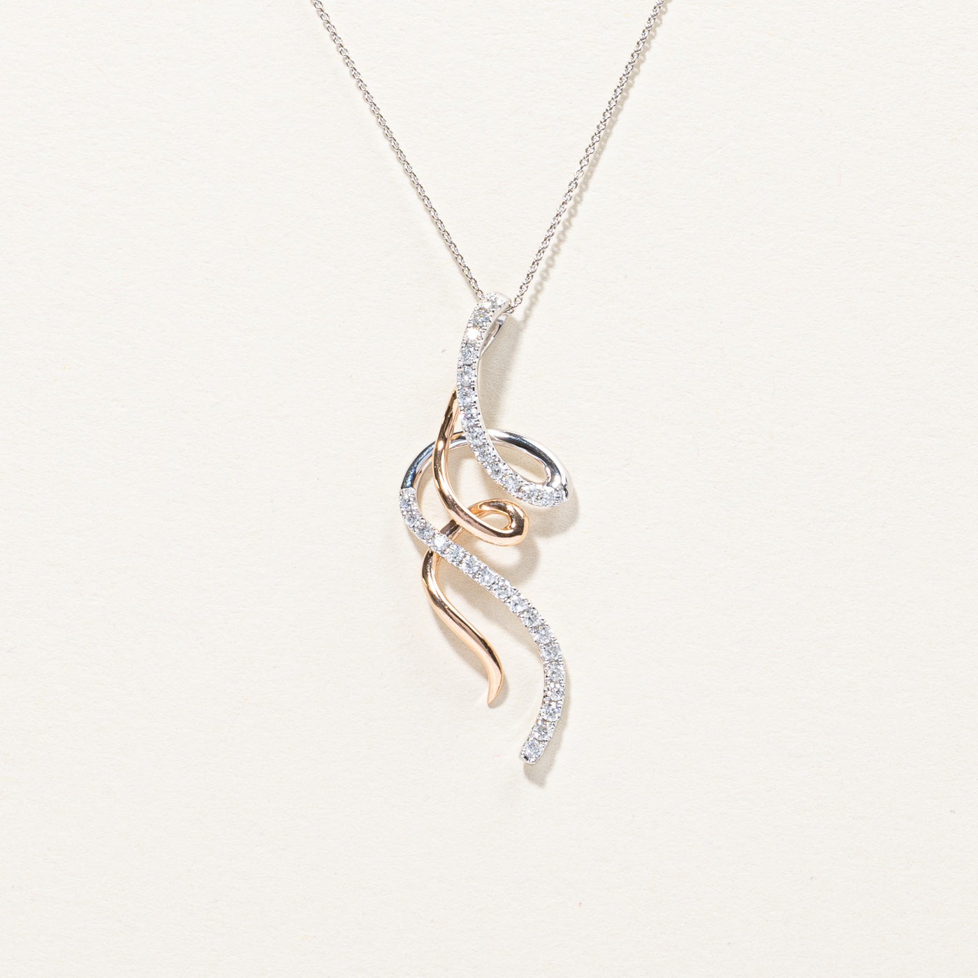 Diamond Journey Pendant Necklace | 0.30ctw | 18"|