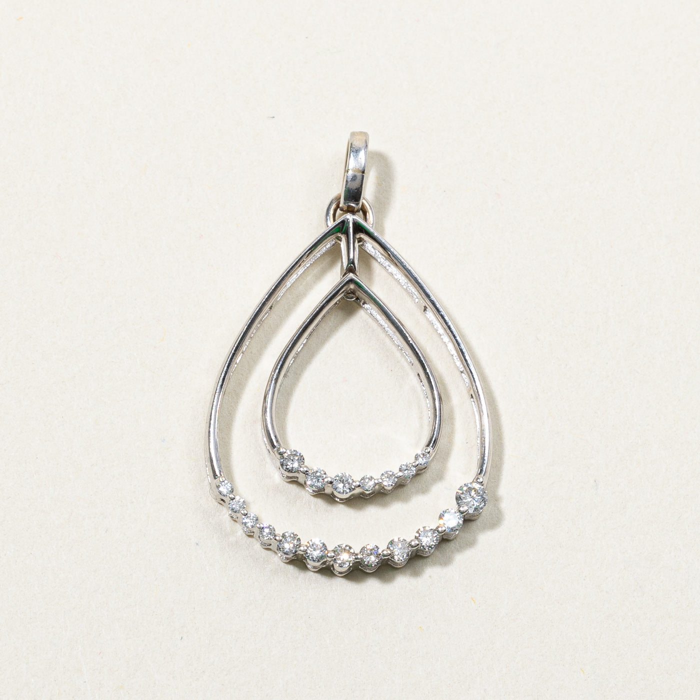 Diamond Drop Pendant | 0.18ctw |