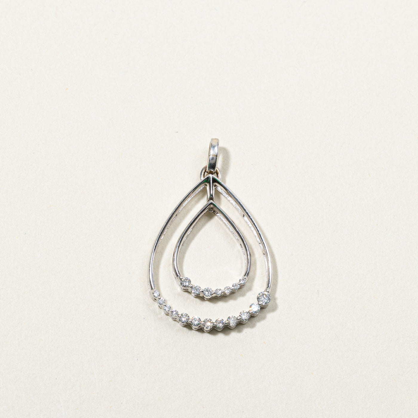 Diamond Drop Pendant | 0.18ctw |