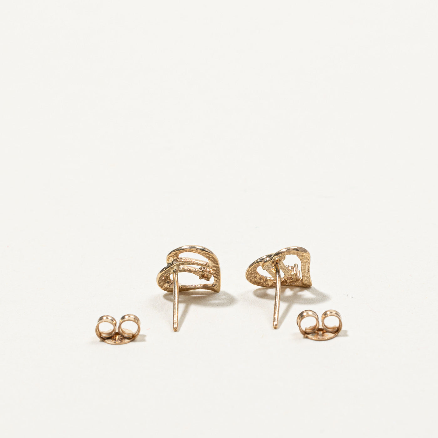 Diamond Heart Studs | 0.01ctw |