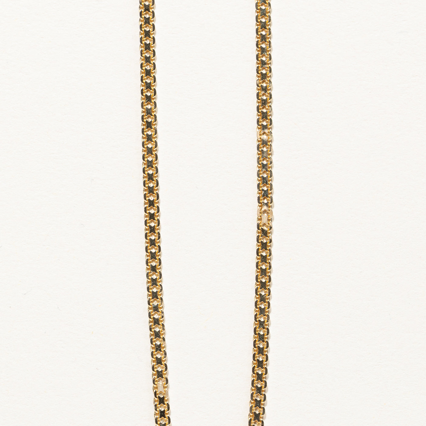 Cluster Diamond Textured Adjustable Necklace | 0.14ctw | 34"|