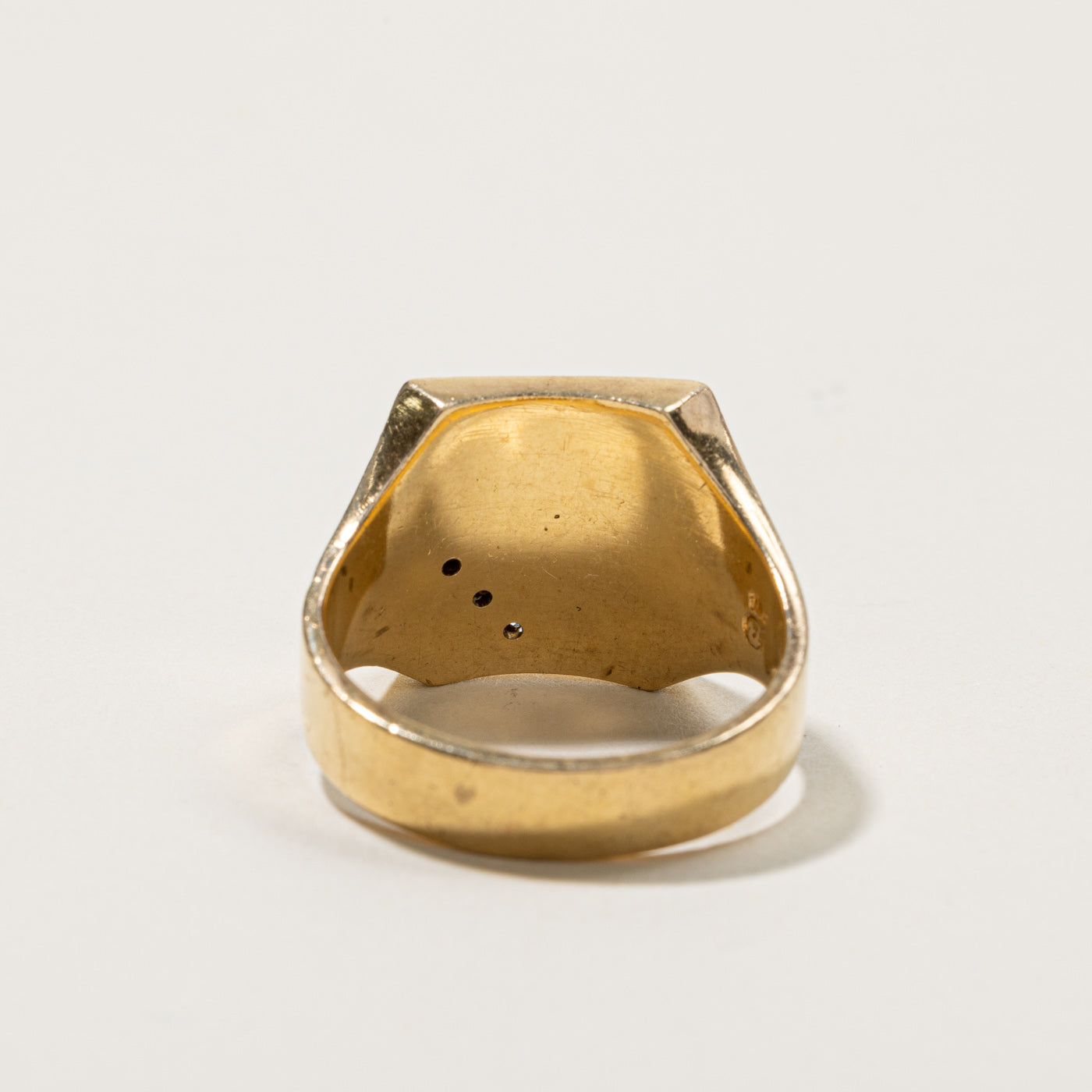 Diamond Signet Ring | 0.03ctw | SZ 10 |