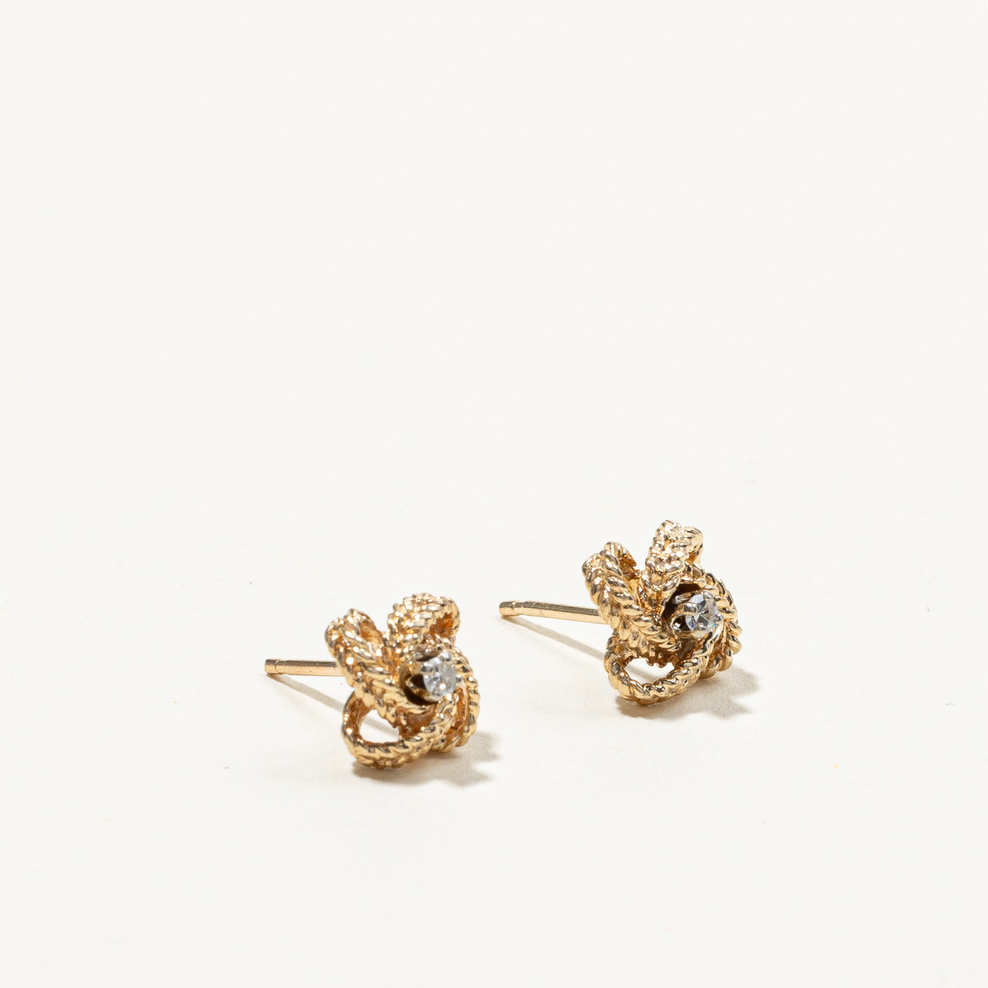 Interlocking Diamond Earrings | 0.04ctw |