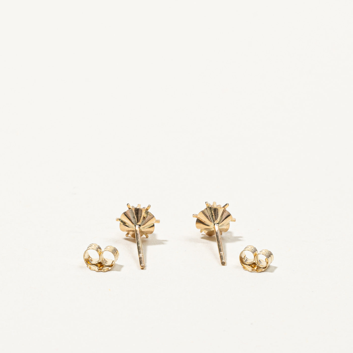 Claw Set Diamond Stud Earrings | 0.04ctw |