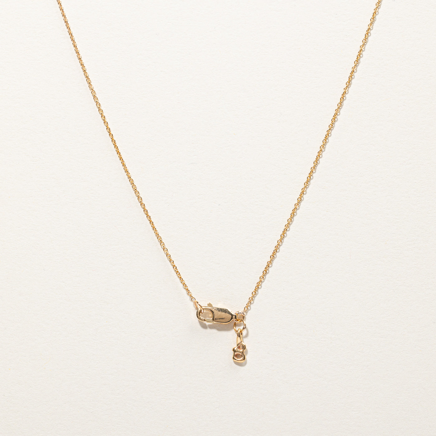 Textured Diamond Necklace | 0.05ctw | 16"|