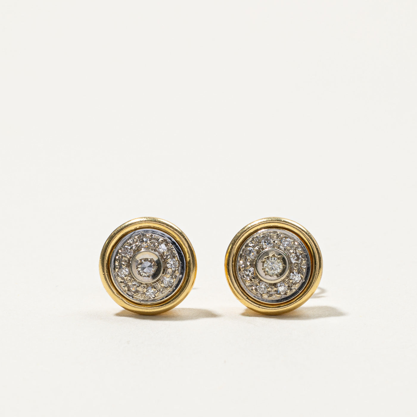 Cluster Diamond Stud Earrings | 0.22ctw |