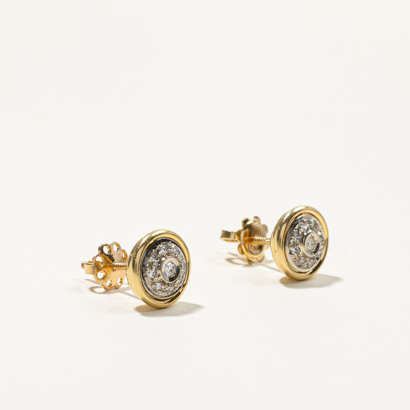 Cluster Diamond Stud Earrings | 0.22ctw |