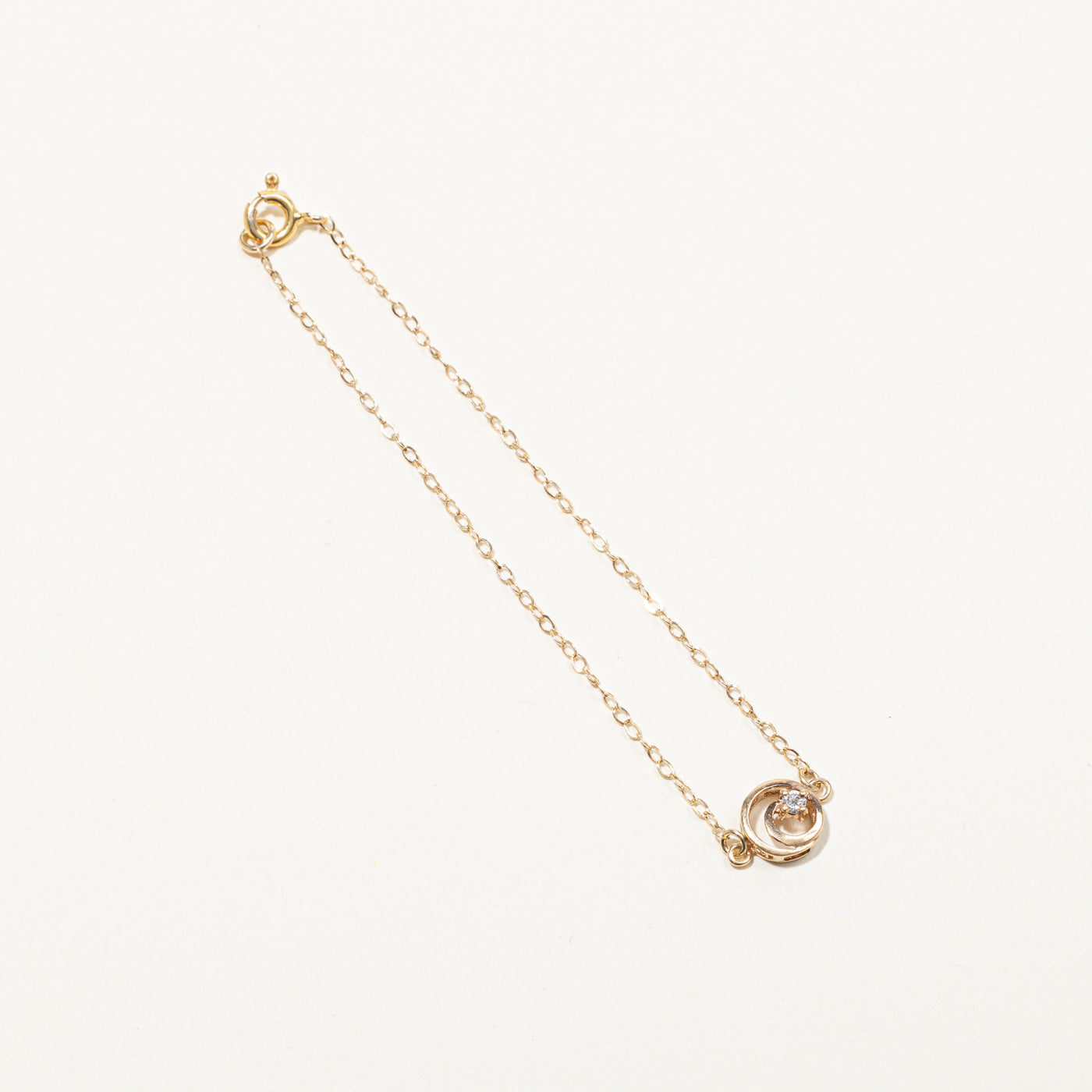 Swirl Diamond Chain Bracelet | 0.05ct | 7"|