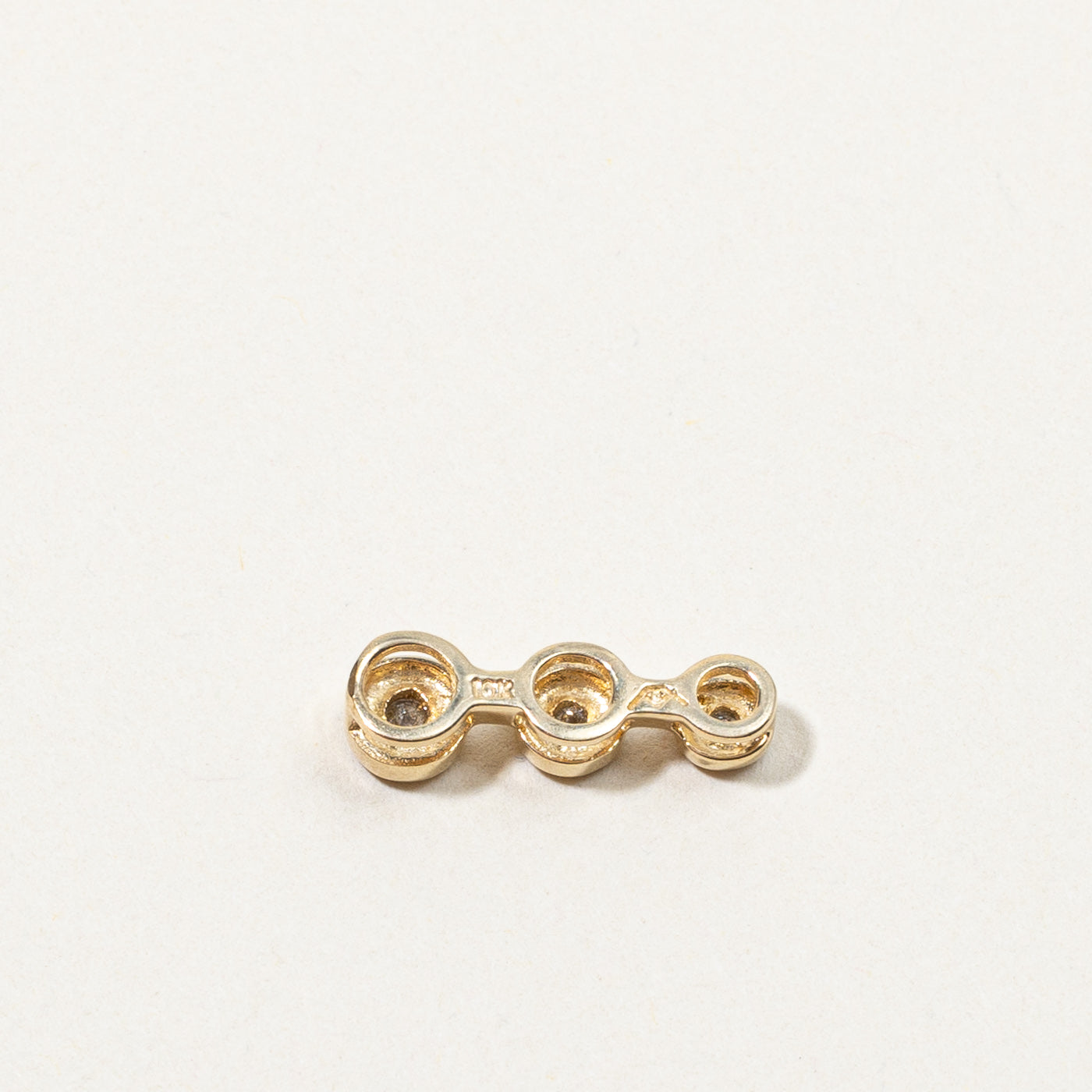 Three Stone Diamond Journey Pendant | 0.10ctw |