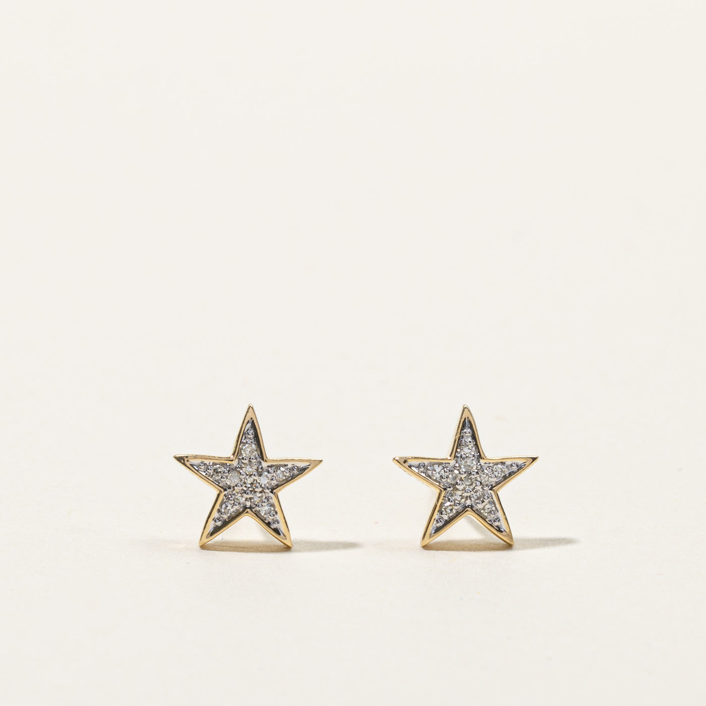 Diamond Star Studs | 0.08ctw |