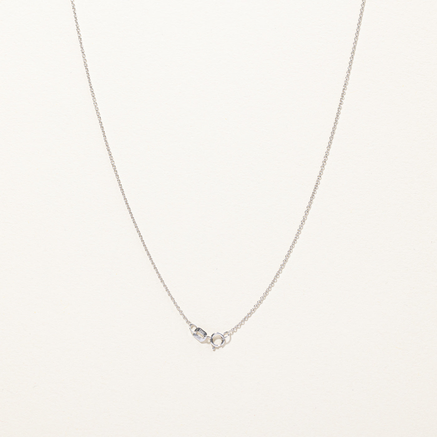 Diamond M Letter Necklace | 0.06ctw | 16"|