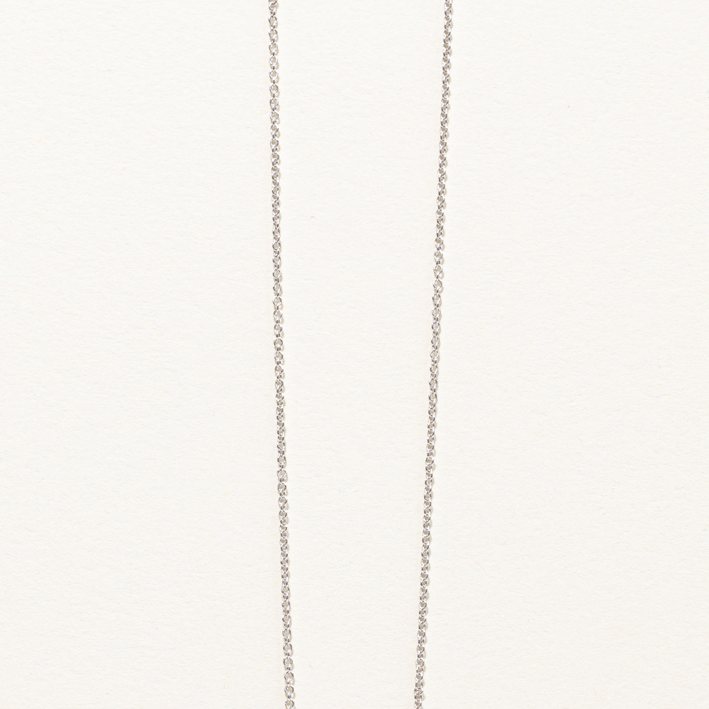 Diamond M Letter Necklace | 0.06ctw | 16"|