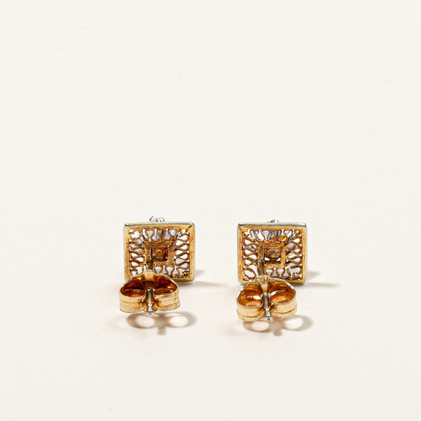 Claw Set Diamond Stud Earrings | 0.02ctw |
