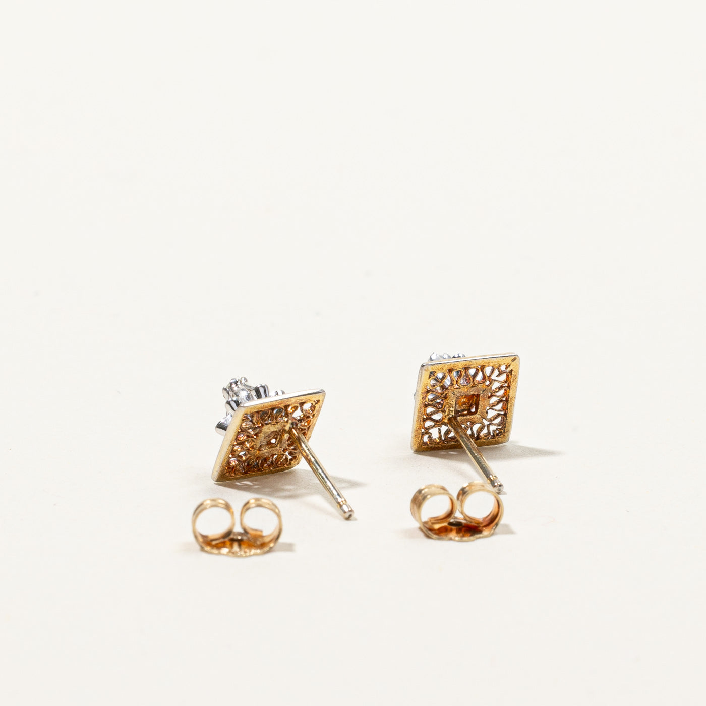 Claw Set Diamond Stud Earrings | 0.02ctw |