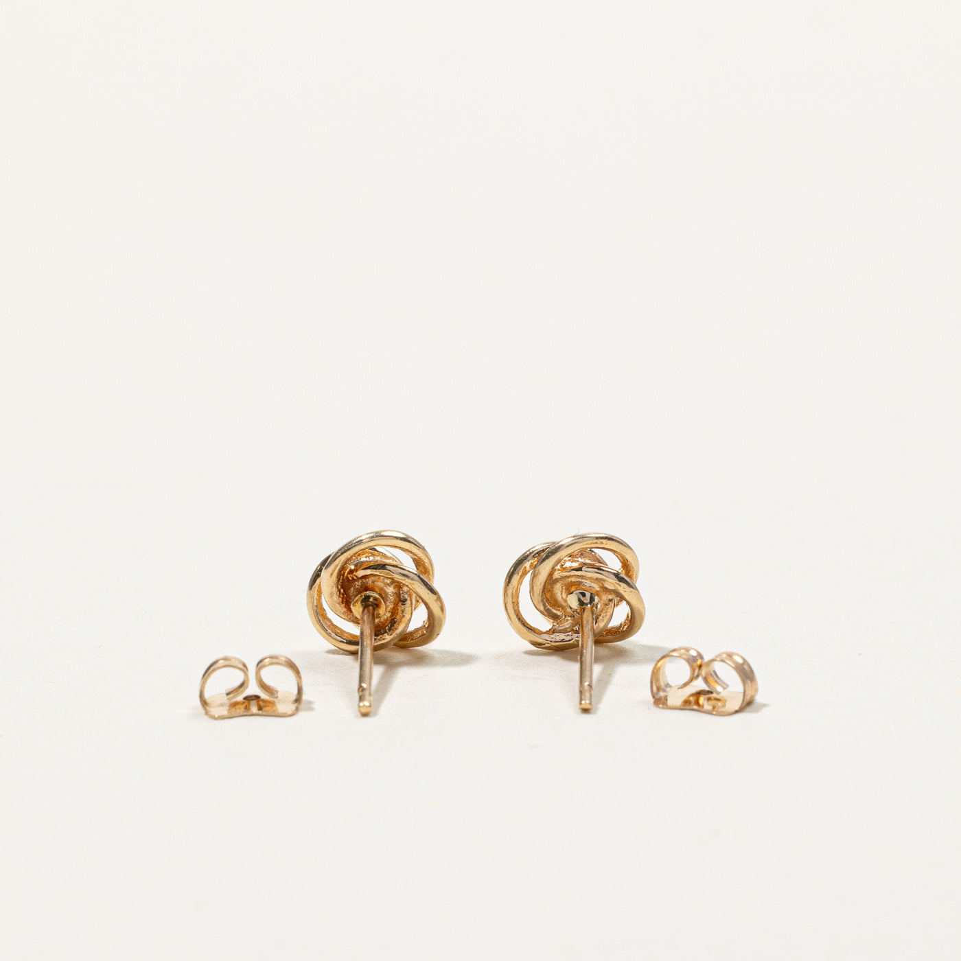 Diamond Knot Stud Earrings | 0.03ctw |