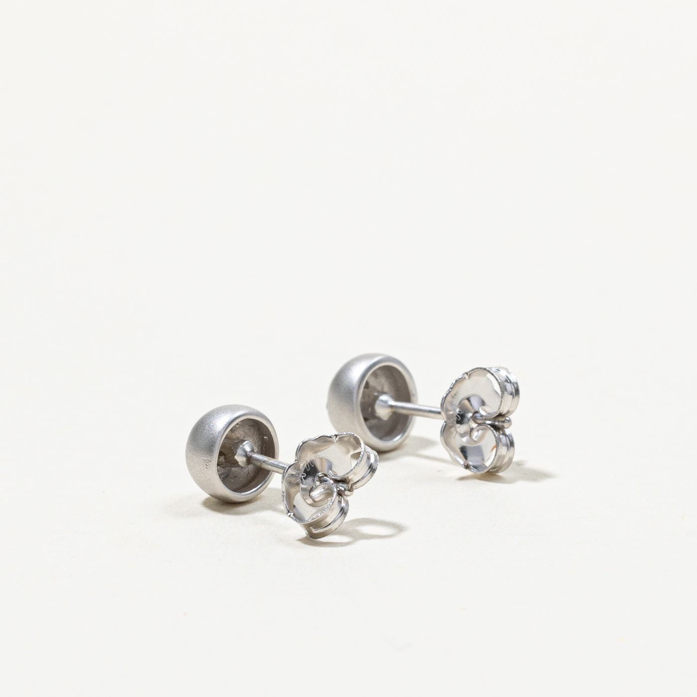 Flush Set Diamond Stud Earrings | 0.04ctw |