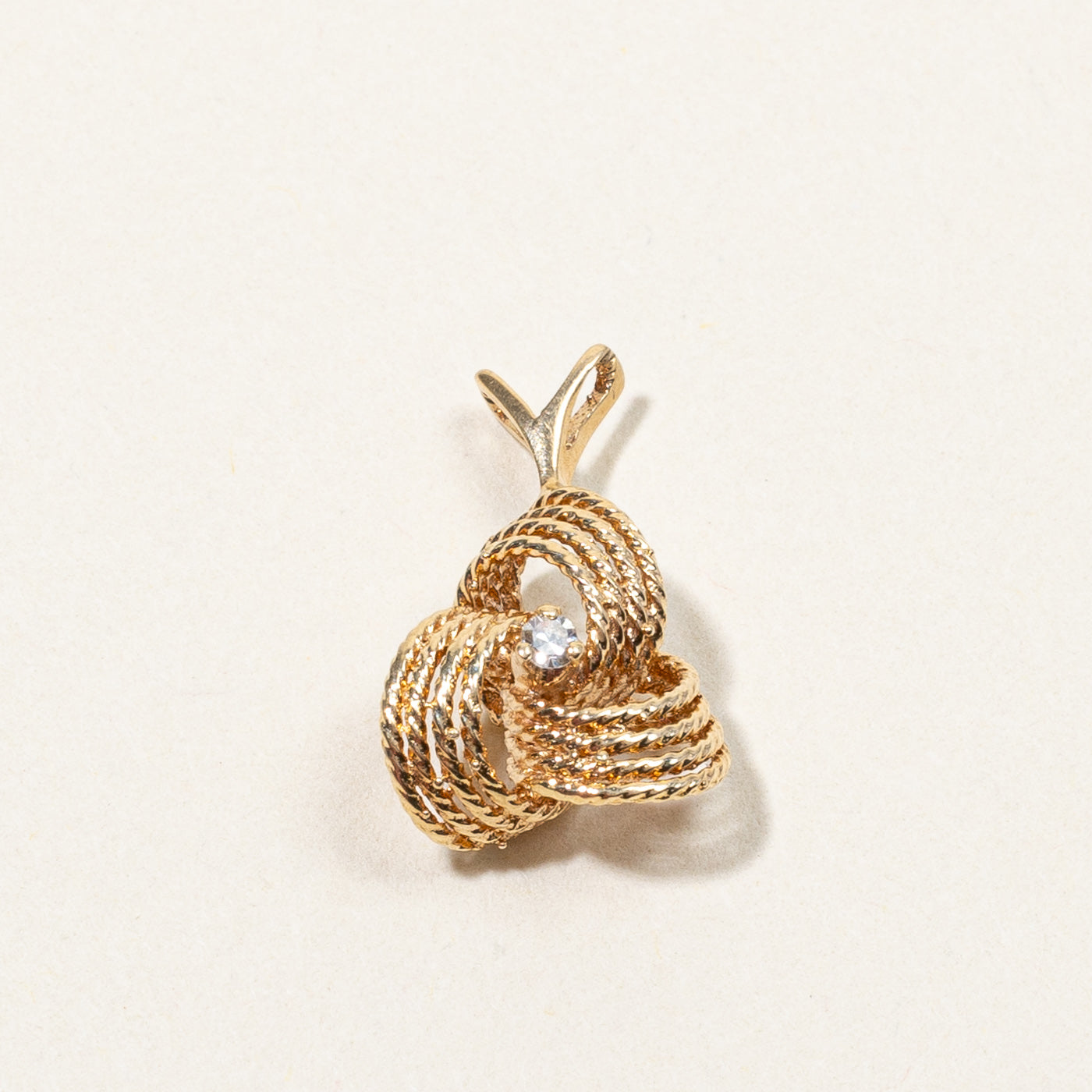 Interlocking Diamond Pendant | 0.03ct |