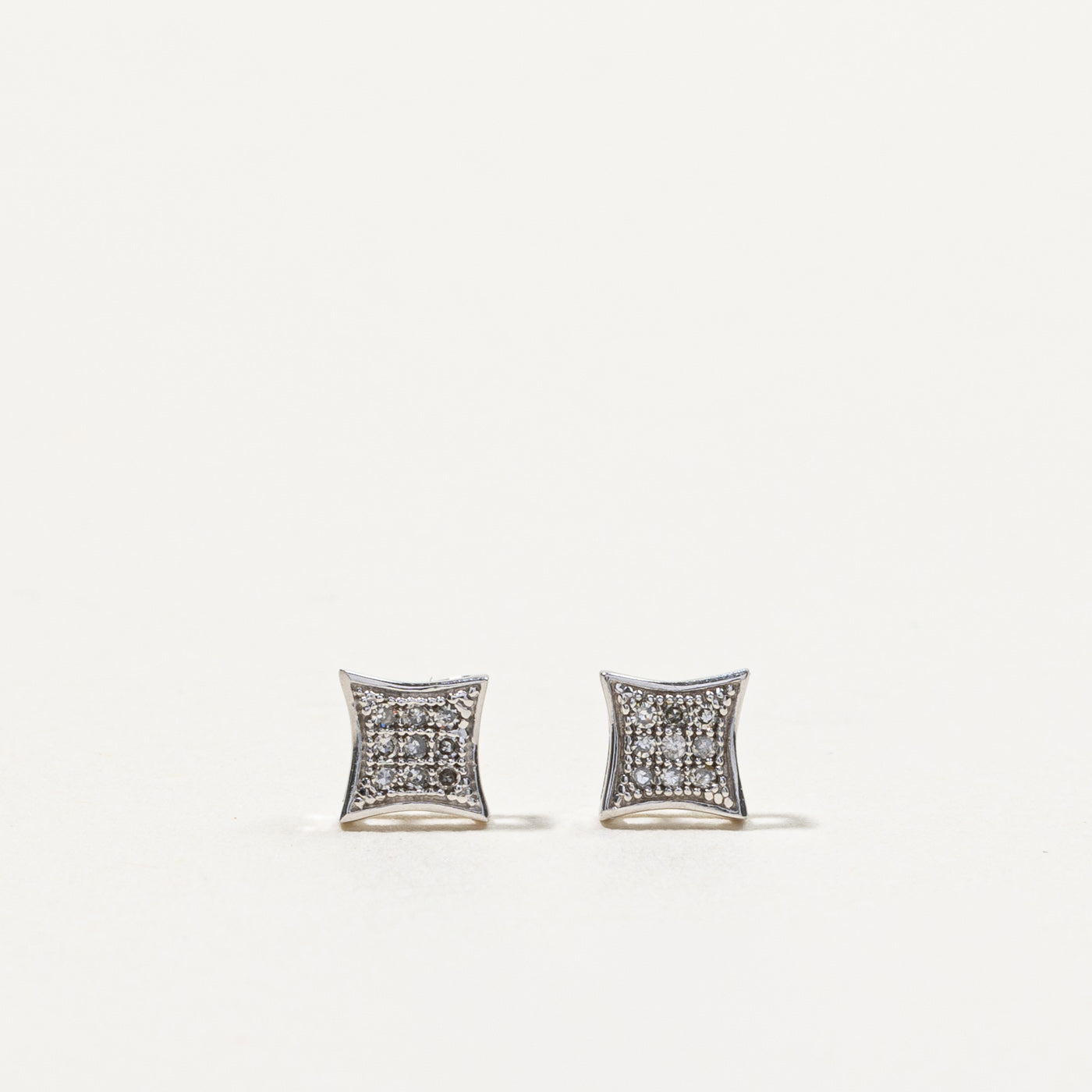 Cluster Set Diamond Stud Earrings | 0.04ctw |