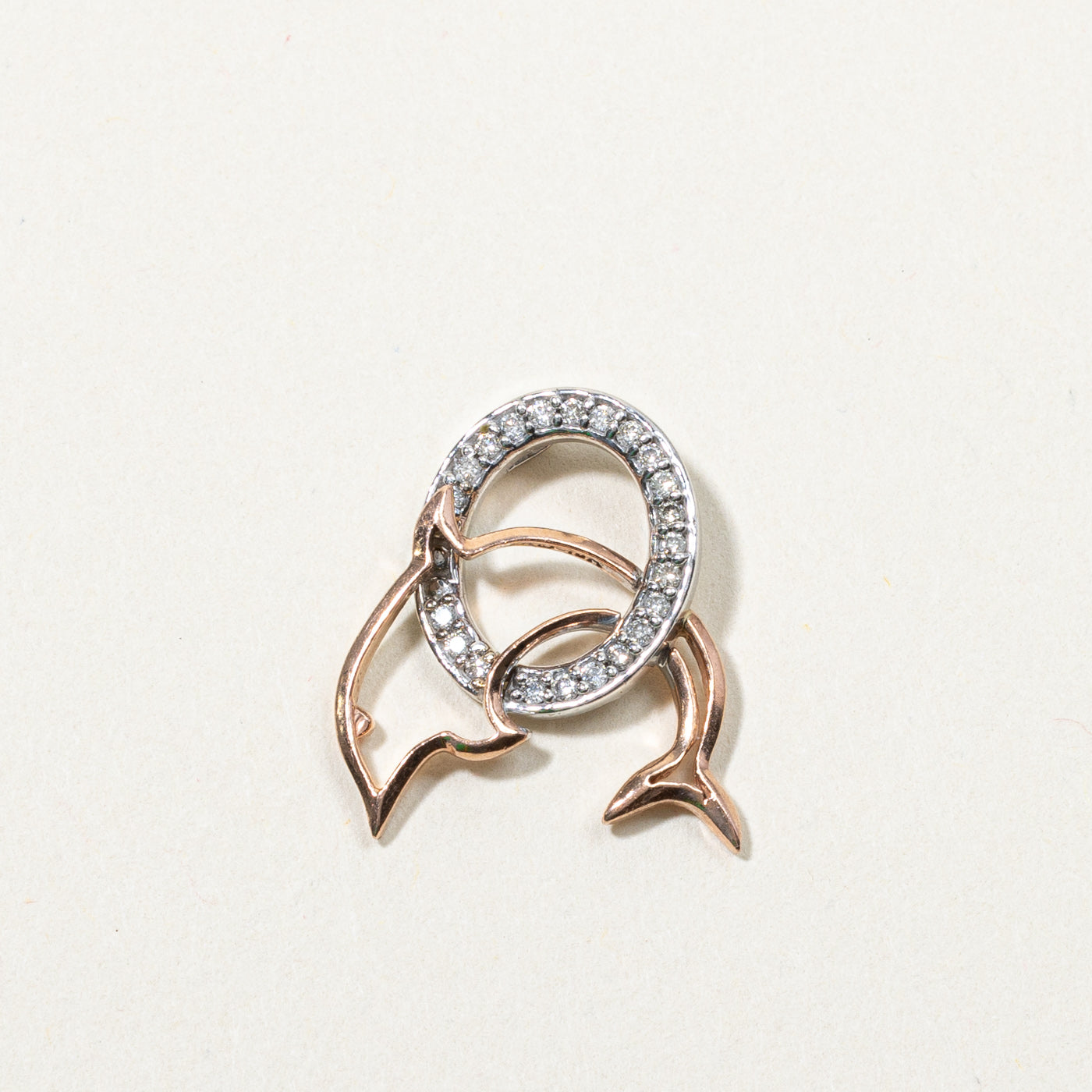 Diamond Dolphin Pendant | 0.22ctw |