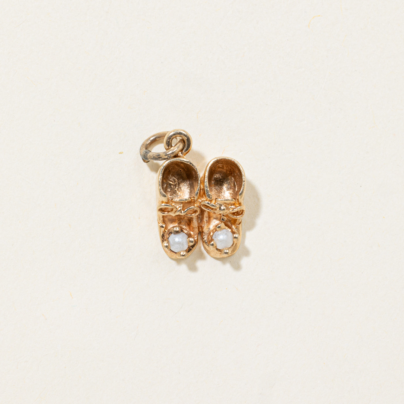 Pearl Baby Shoes Charm