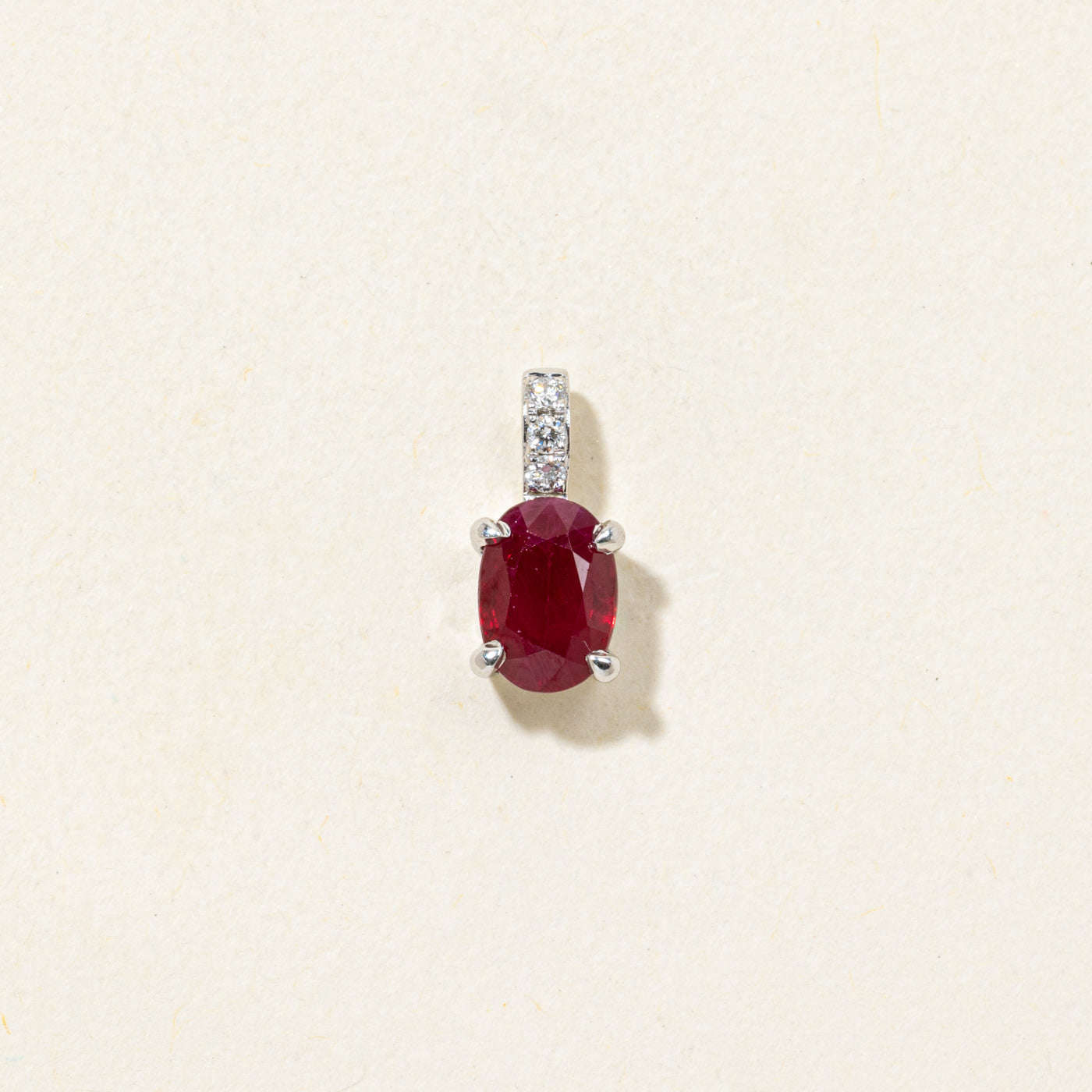 Ruby & Diamond Pendant
