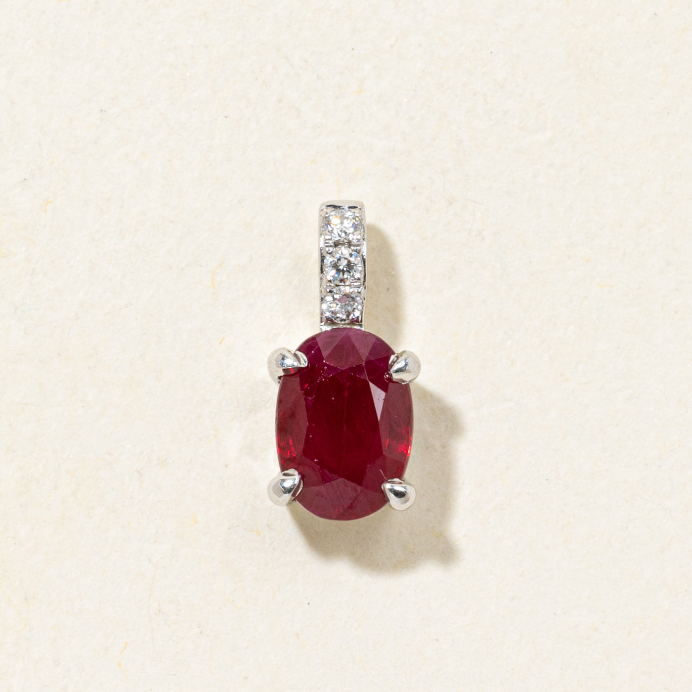 Ruby & Diamond Pendant