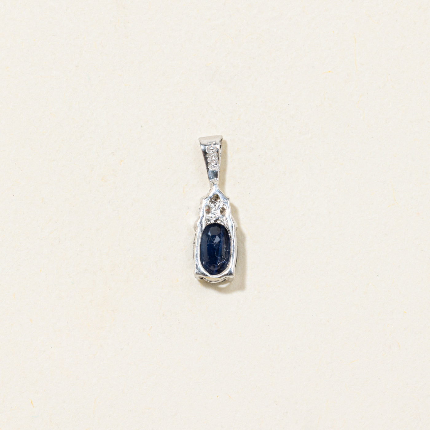 Pendentif saphir et diamant