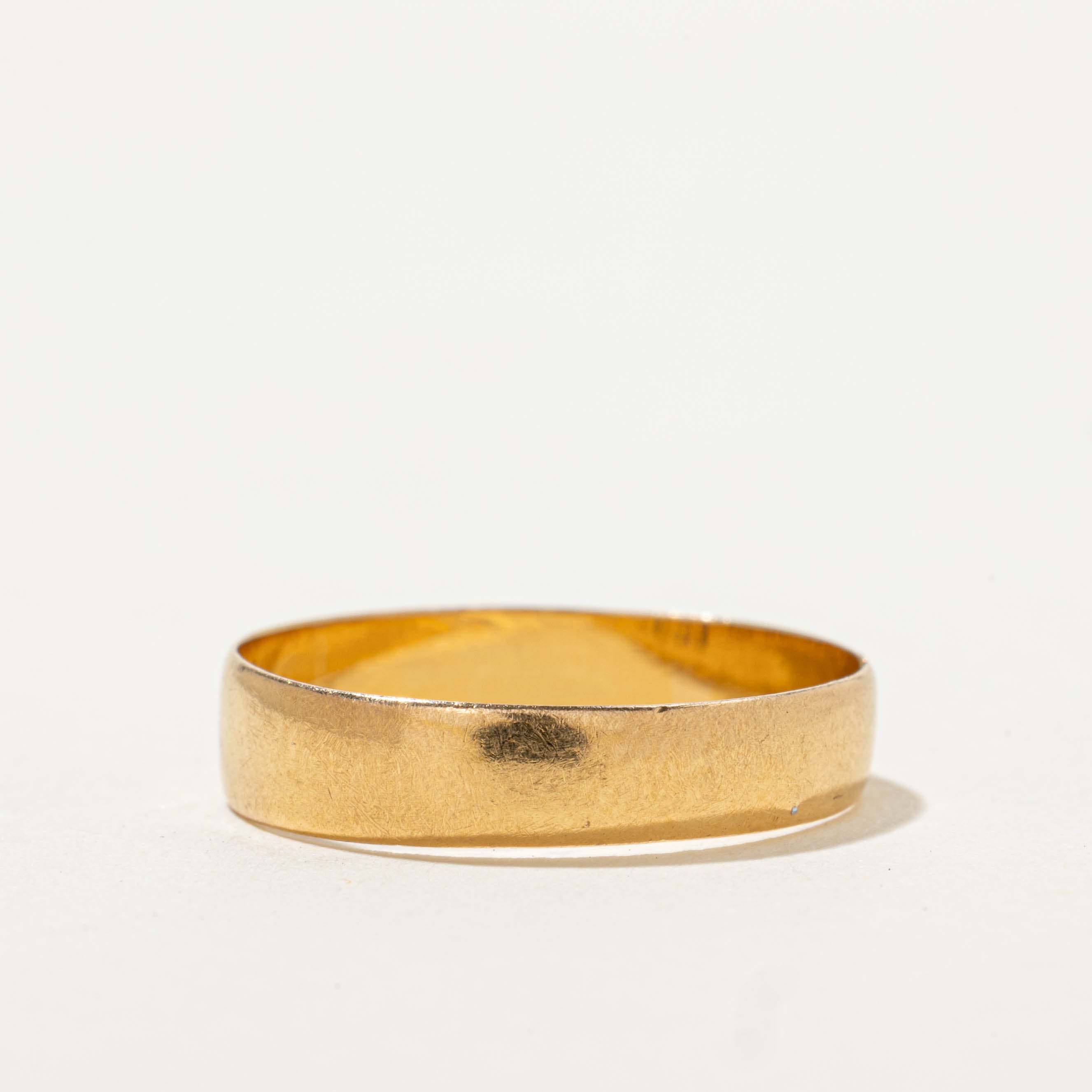 1914 Birmingham 22k Yellow Gold Band | 4.30mm | SZ 7.25