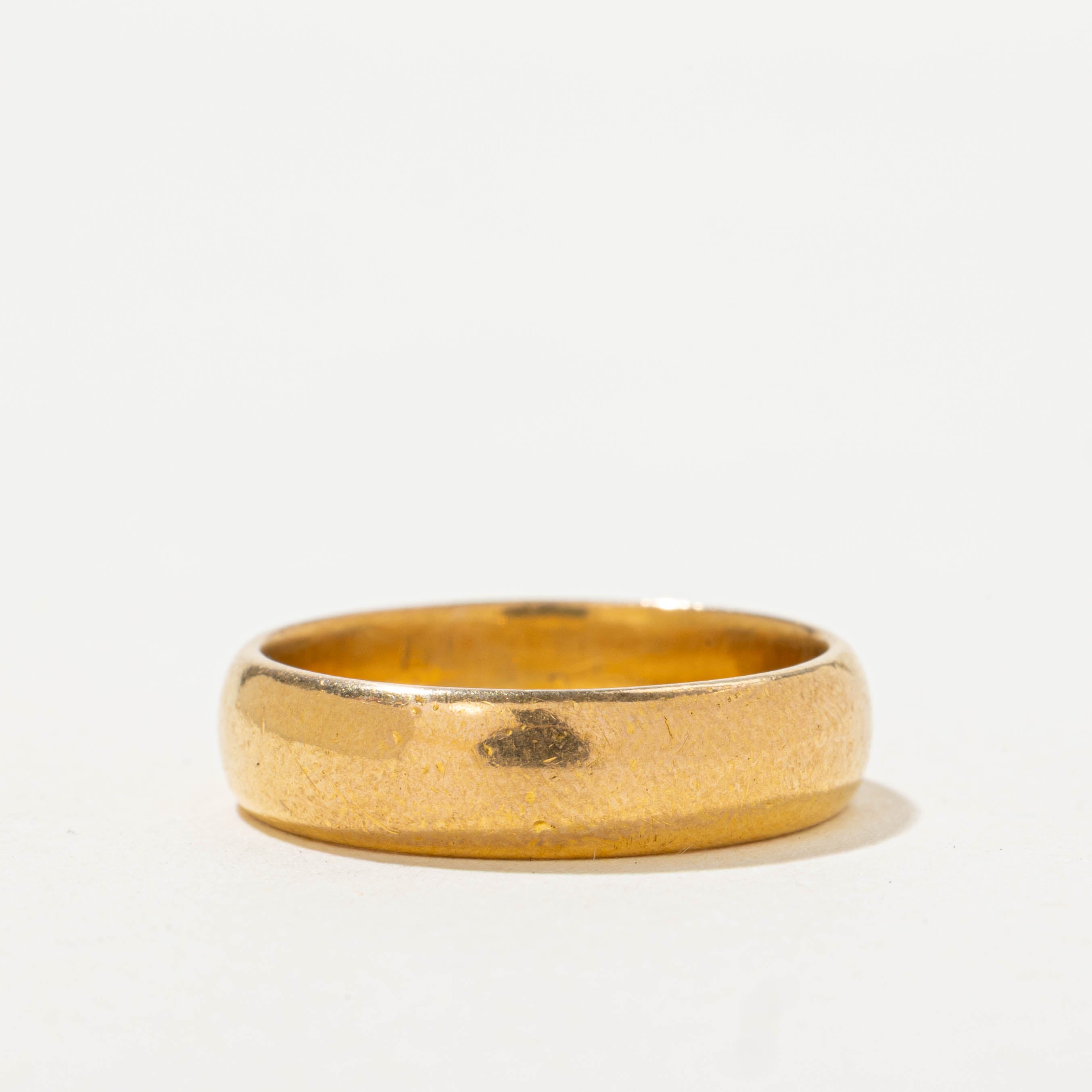1917 Birmingham 22k Yellow Gold Band | 4.55mm | SZ 5.5