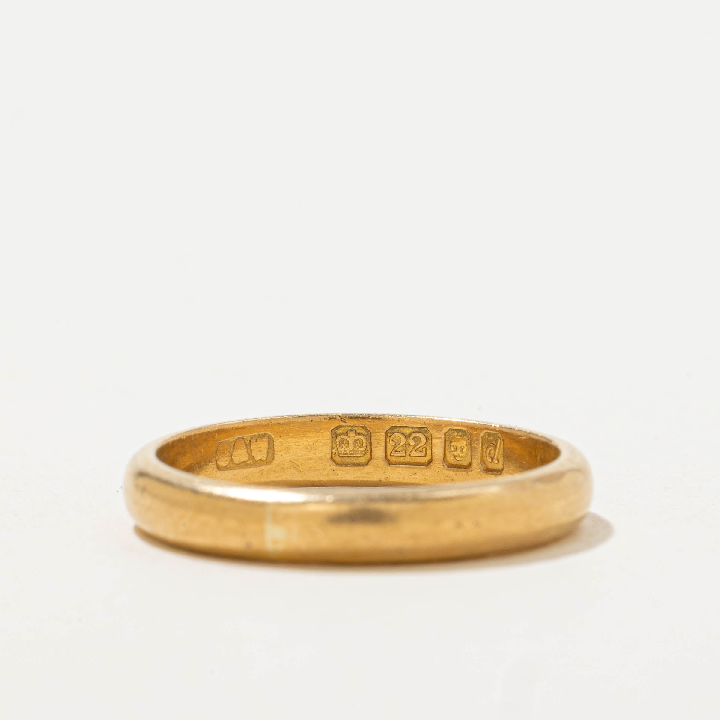 1959 London 22k Yellow Gold Band | 3.05mm | SZ 5