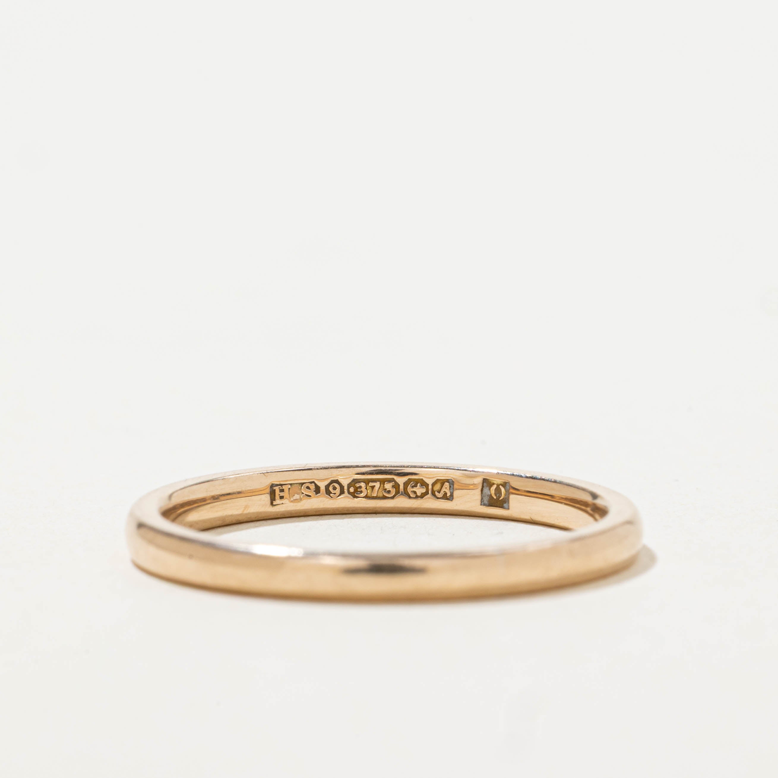 1950 Birmingham UK Wartime Utility Wedding Band | 2.00mm | SZ 7.25