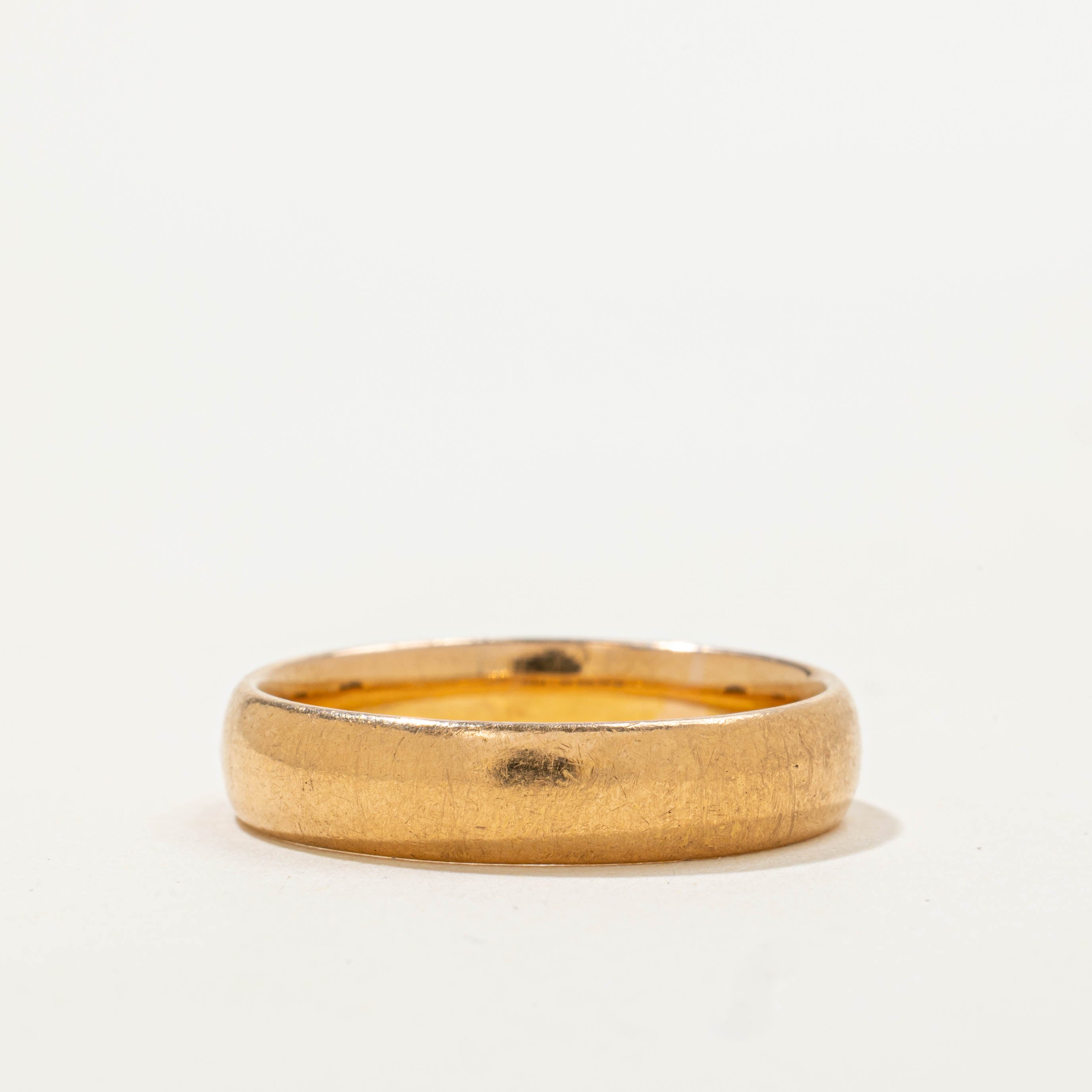 1925 Birmingham 22k Yellow Gold Band | 4.90mm | SZ 9.25