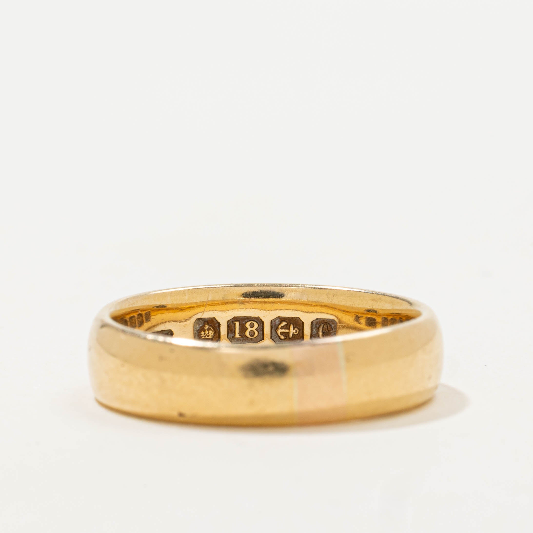 1902 Birmingham Yellow Gold Band | 4.80mm | SZ 6.5