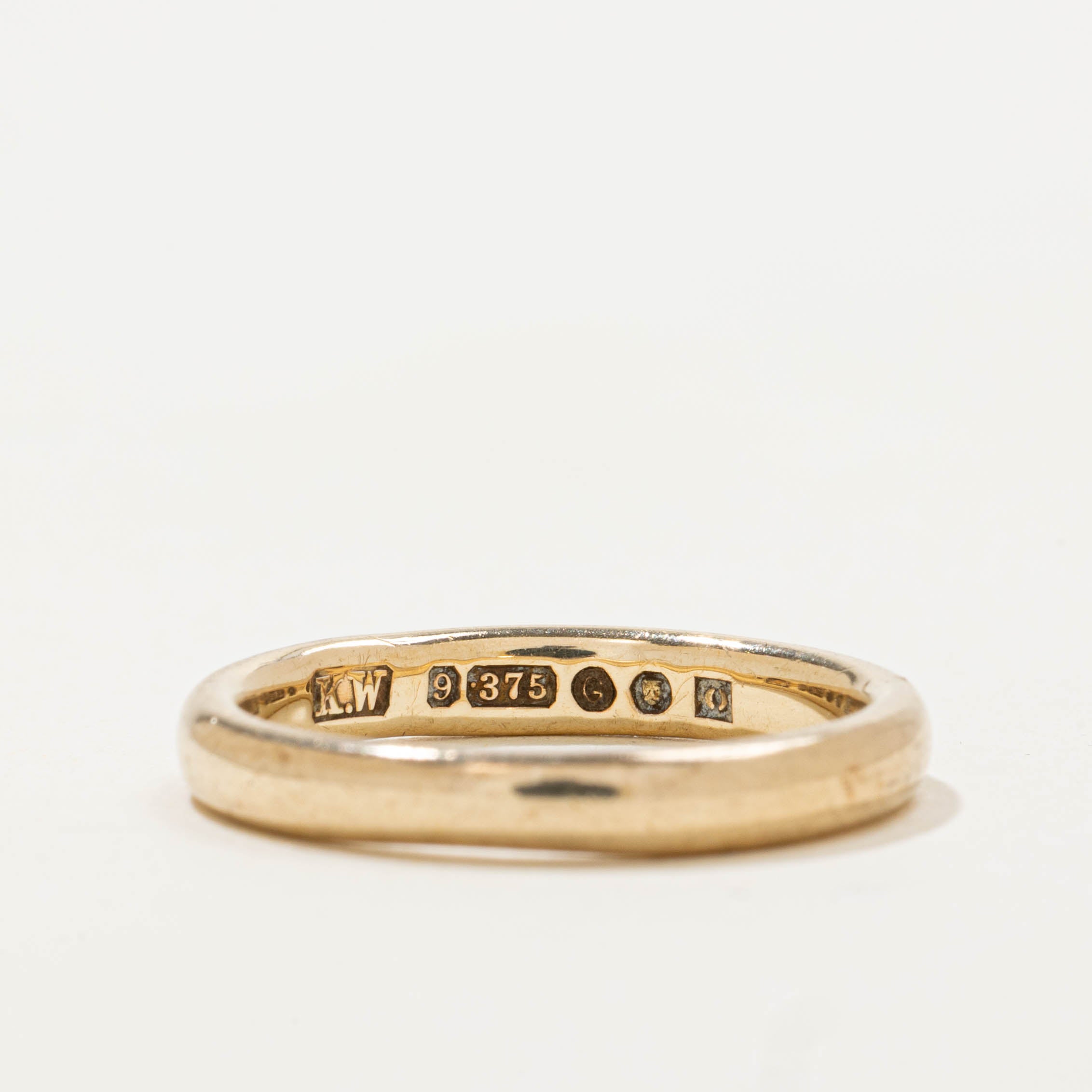 1942 London UK Wartime Utility Wedding Band | 2.95mm | SZ 5.5