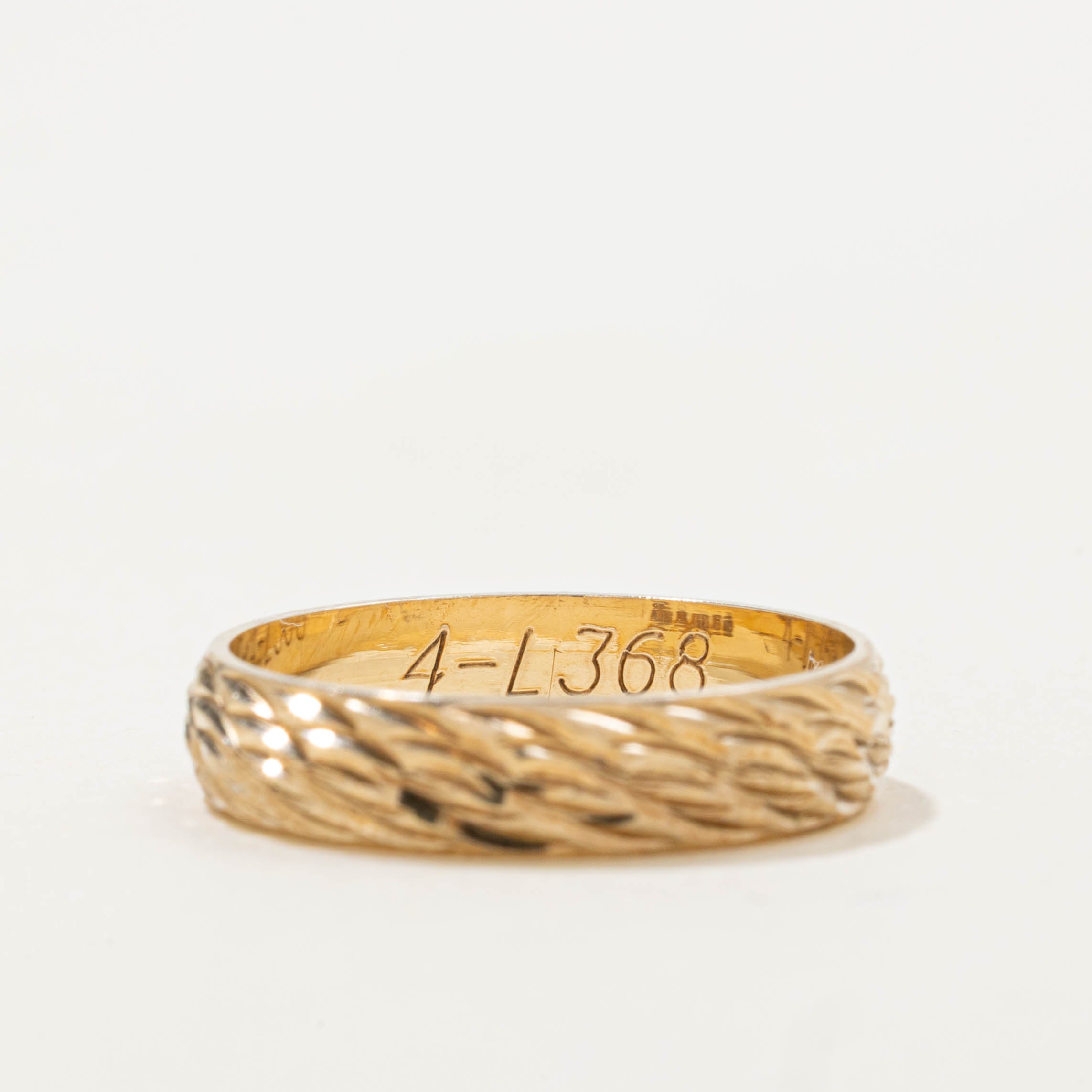 1982 London UK Braided Band | SZ 5.75