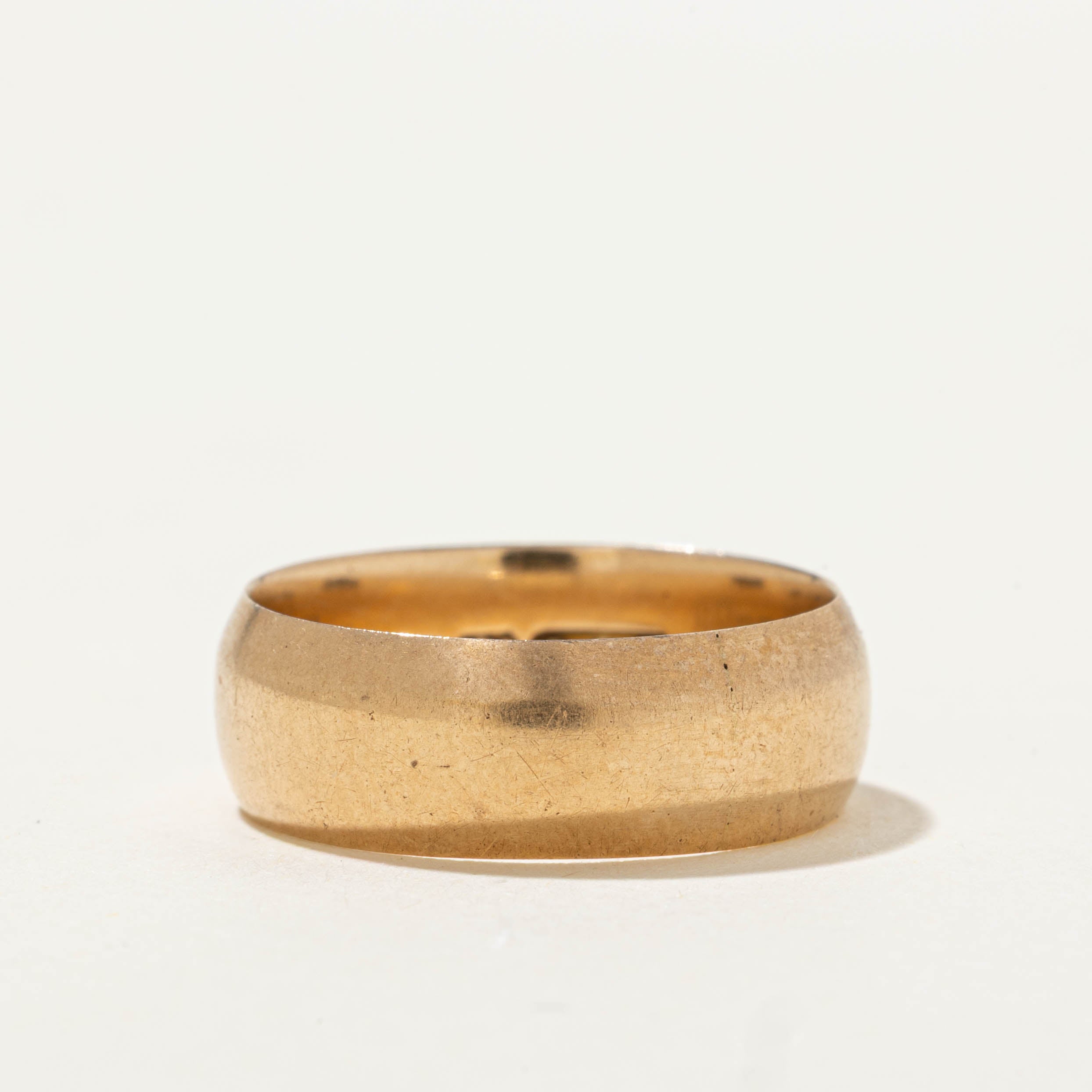 Vintage Canadian Pseudo Hallmarked Band | 6.30mm | SZ 6.25