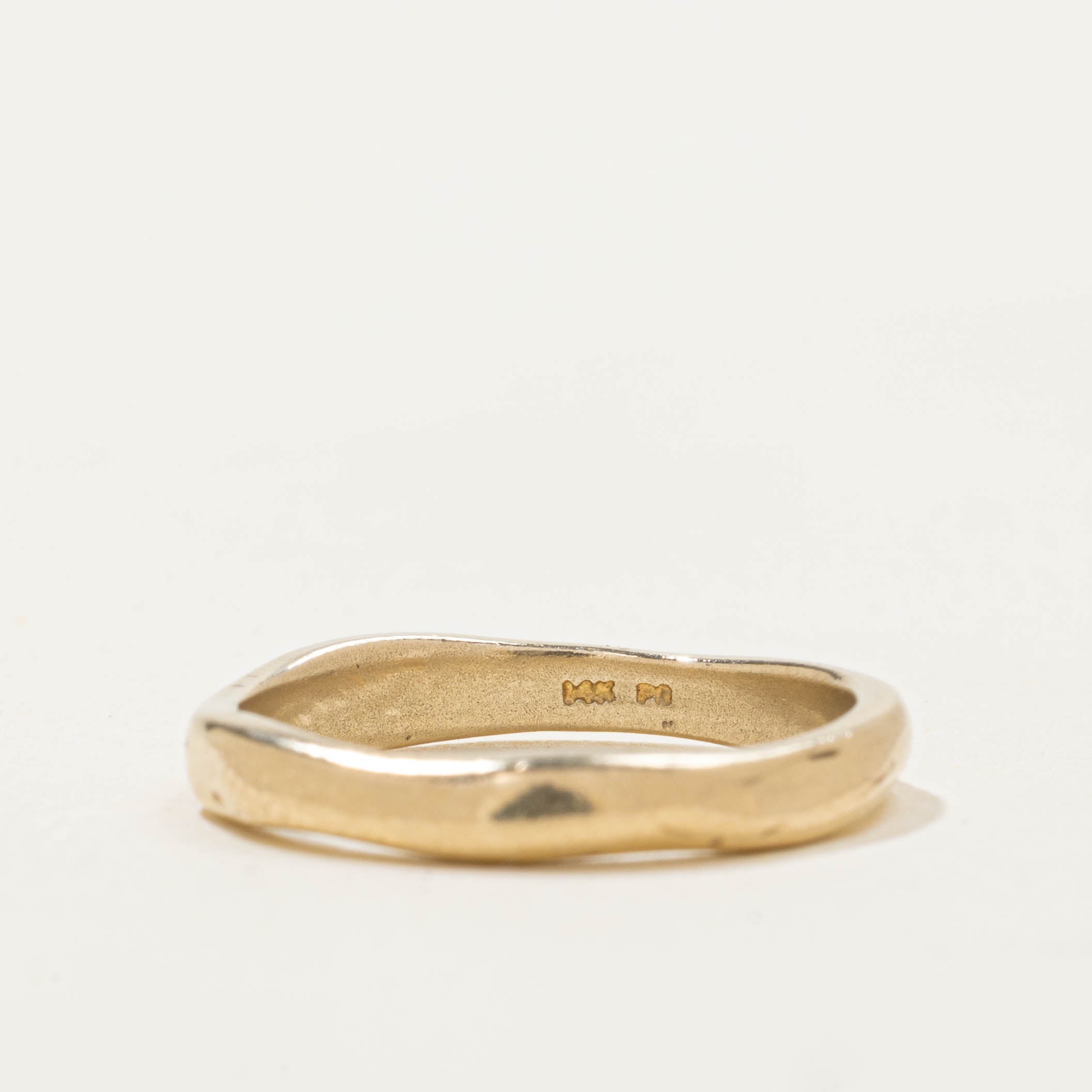 14k Yellow Gold Oblong Band | 2.70mm | SZ 4.5