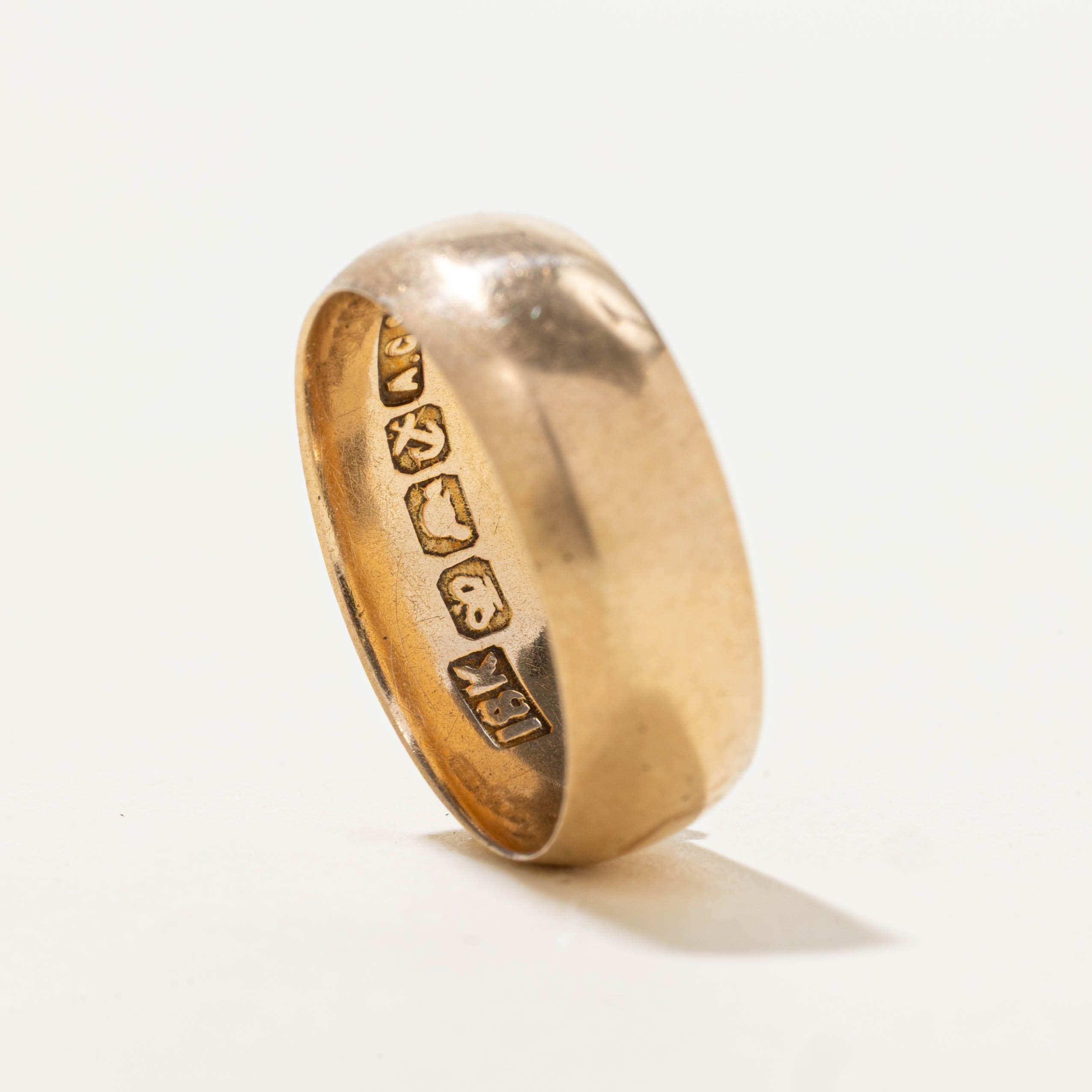 Vintage Canadian Pseudo Hallmarked Band | 6.30mm | SZ 6.25