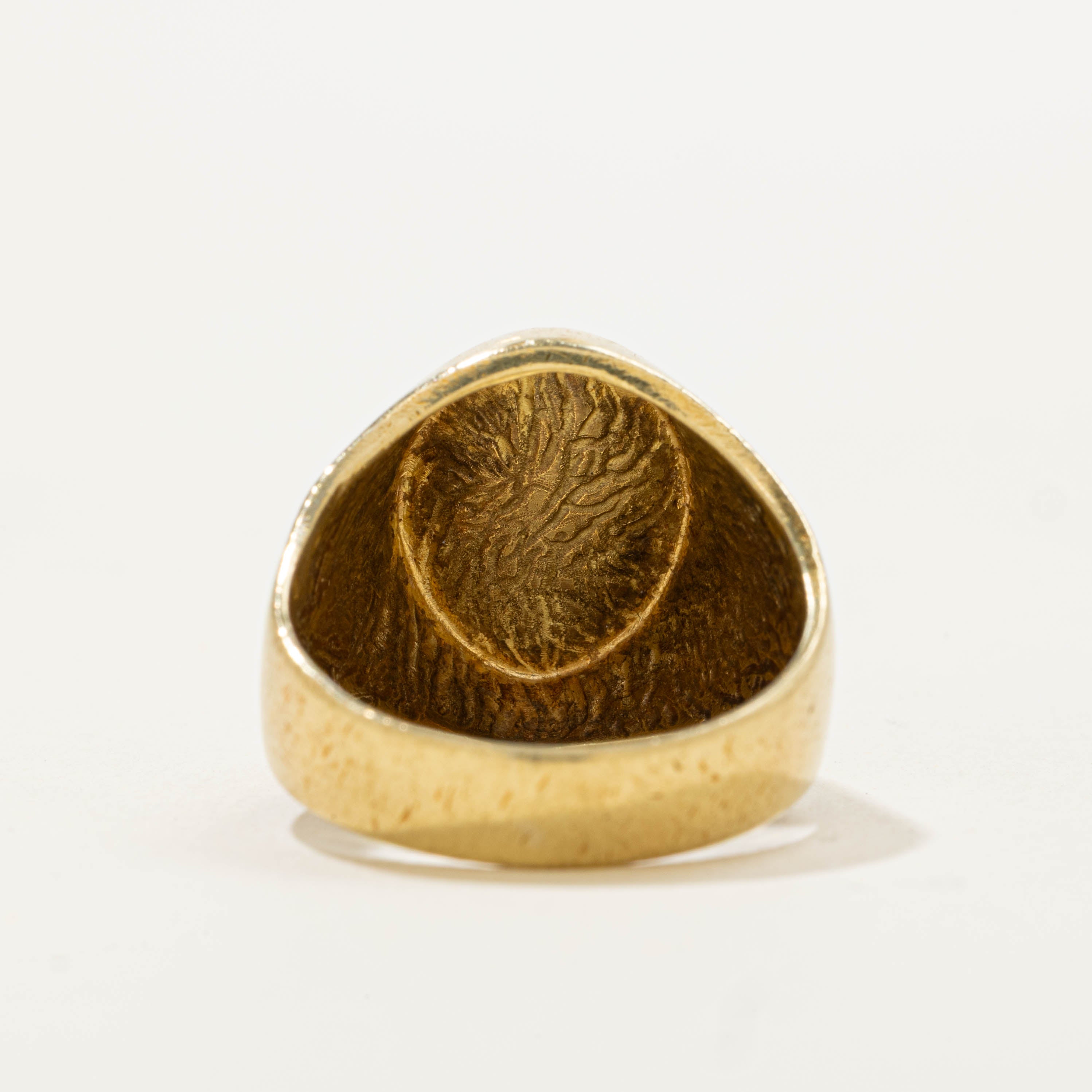 18k “CSH” Initialized Signet Ring | SZ 6.5